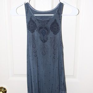 American Eagle blue tank
